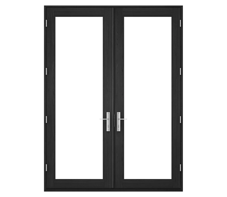 Pella Reserve Contemporary Wood Hinged Patio Door in Duluth